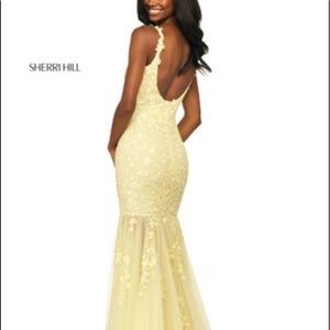 Sherri Hill Yellow Dress